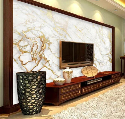 Golden Marble Wallpaper Marble Wall Mural Home Decor