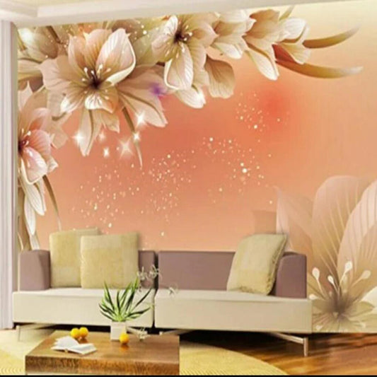 Hanging Flowers Floral Wallpaper Wall Mural Home Decor