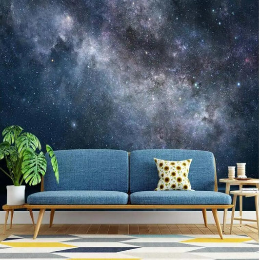 Starry Sky Night Color Wall Mural Wallpaper Home Decor