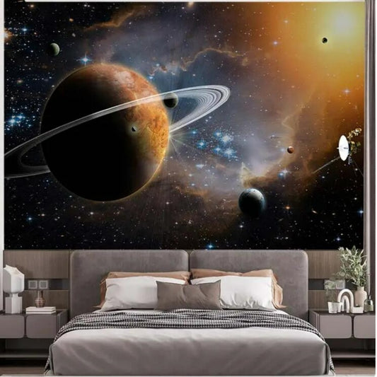 Star Sky Planet Universe Sun Wall Mural Wallpaper Home Decor