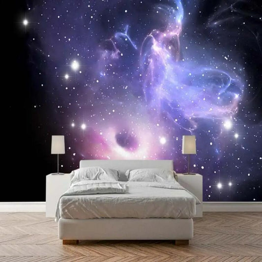 Simple Space Universe Starry Sky Wallpaper Wall Mural Home Decor
