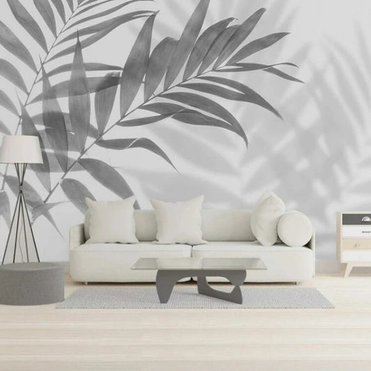 Tropical Plant Leaves Wall Mural Wallpaper Home Decor