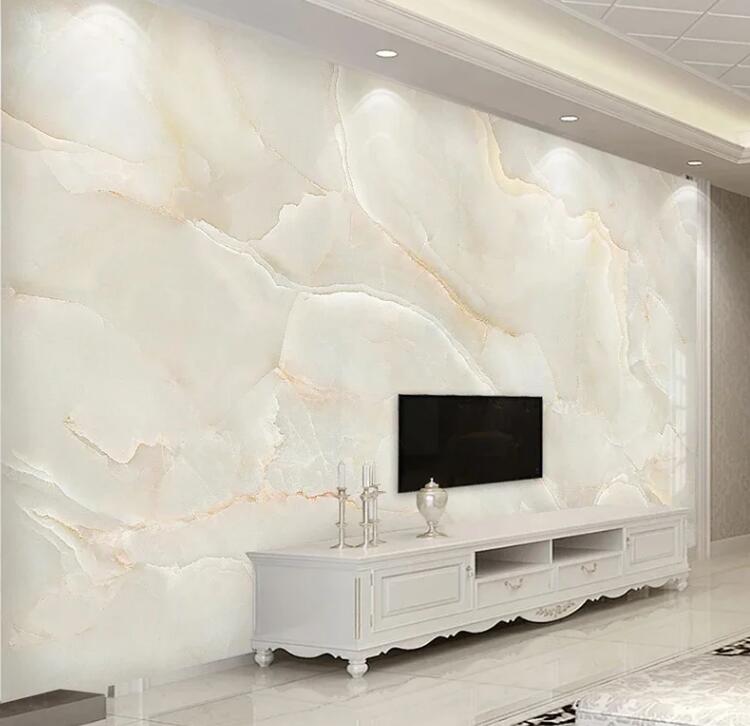 Beige Marble Pattern Wallpaper Wall Mural Home Decor