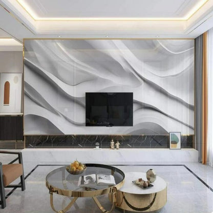 Modern Luxury Gray Stone Wallpaper Wall Mural Home Decor