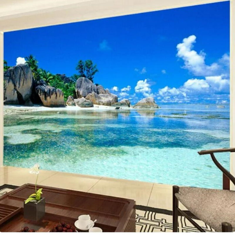 Ocean Sea Beach Wallpaper Wall Mural Wallpaper Wall Mural