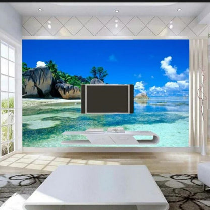 Ocean Sea Beach Wallpaper Wall Mural Wallpaper Wall Mural