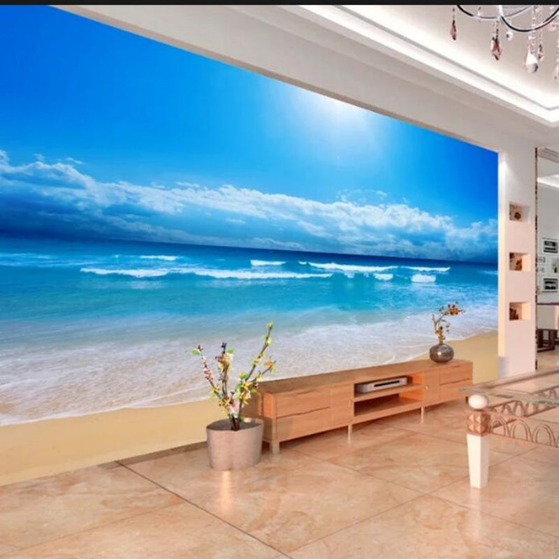 Sea View Waves Nature Wallpaper Wall Mural Wallpaper Wall Mural