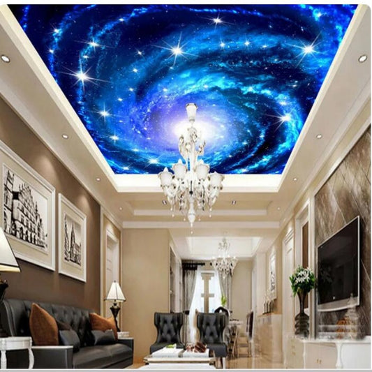 Galaxy Stars Ceiling Wallpaper Wall Mural Home Decor