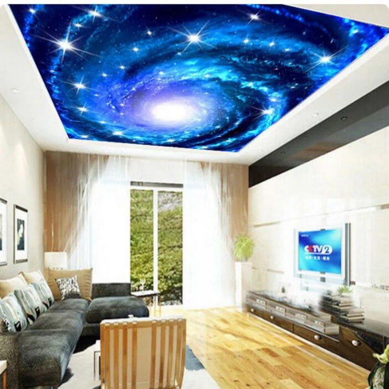 Galaxy Stars Ceiling Wallpaper Wall Mural Home Decor