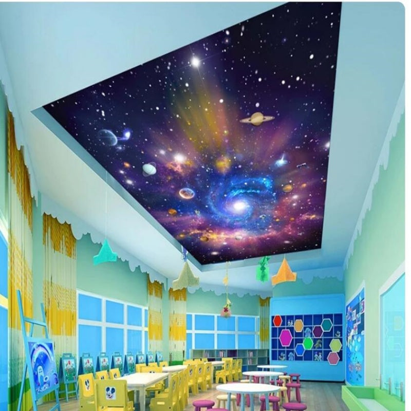 Star Universe Galaxy Ceiling Wallpaper Wall Mural Home Decor