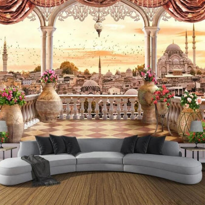 3D Turkey City Landscape Building Wallpaper Wall Mural Home Decor