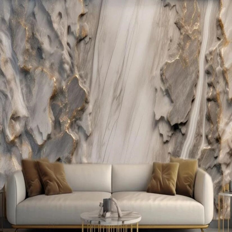 Stone Rock Plate Marble Wallpaper Wall Mural Home Decor