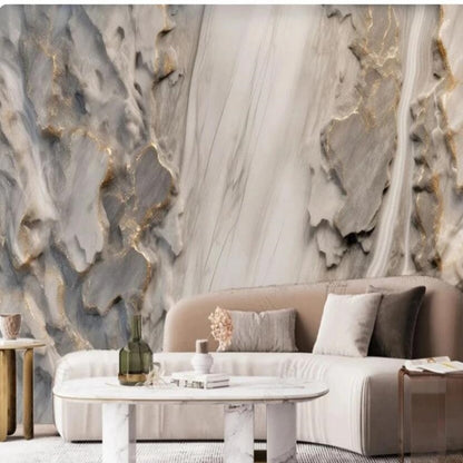 Stone Rock Plate Marble Wallpaper Wall Mural Home Decor