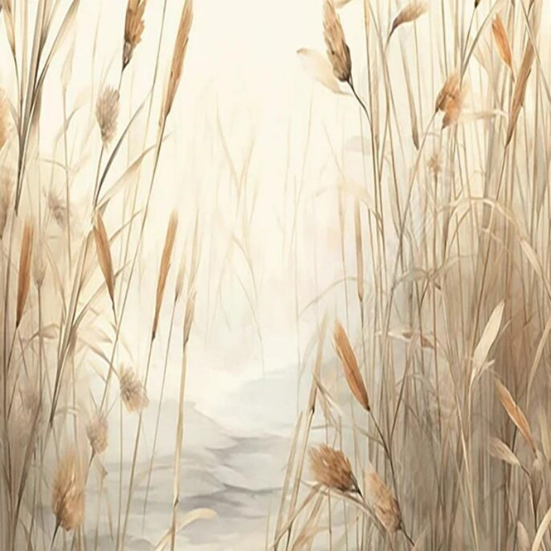 Village Reed Scenery Wallpaper Wall Mural Home Decor