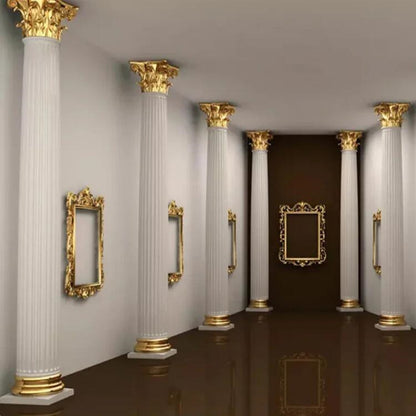 3D European Style Rome Column Gallery Exhibition Hall Wallpaper Wall Mural