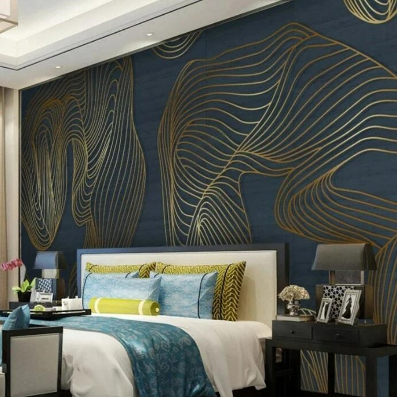 Abstract Lines Wallpaper Wall Mural Home Decor