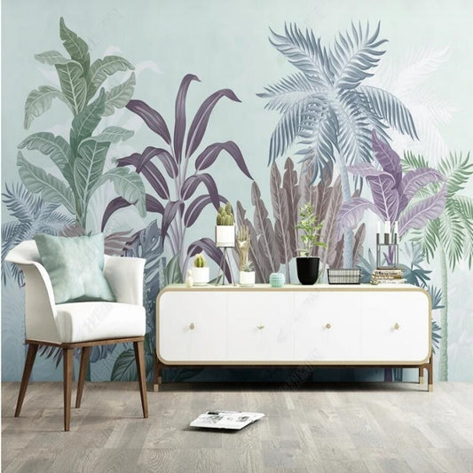 Tropical Plants Wallpaper Wall Mural Home Decor