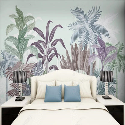 Tropical Plants Wallpaper Wall Mural Home Decor