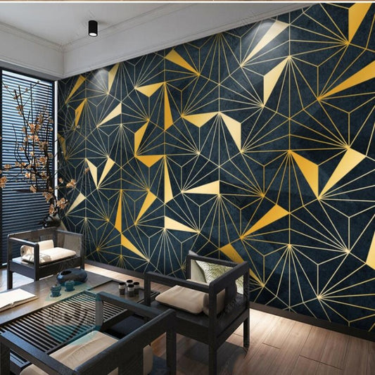Abstract Luxury Geometry Wallpaper Wall Mural Home Decor
