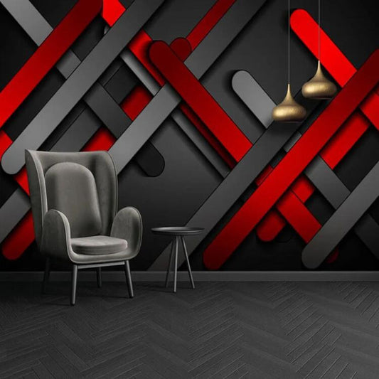 Modern Minimalist Abstract Geometric 3D Stereo Line Creative Wallpaper Wall Mural