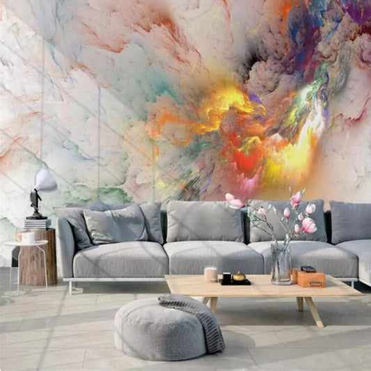Creative Abstract Colorful Cloud Cloudy Wallpaper Wall Mural Wall Decor