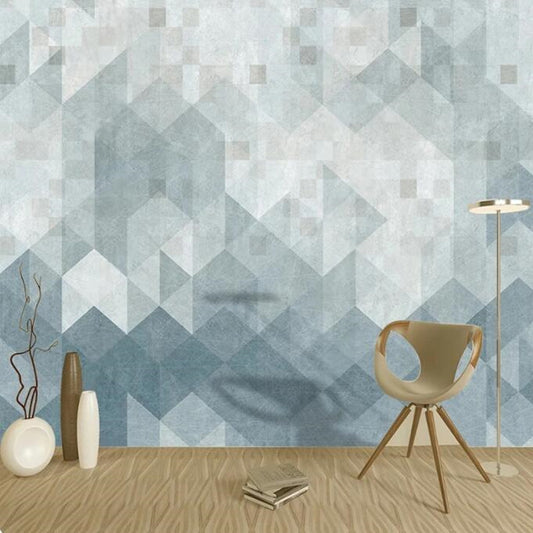 Nordic Style Rhombus Abstract Geometry Geometric Wallpaper Wall Mural