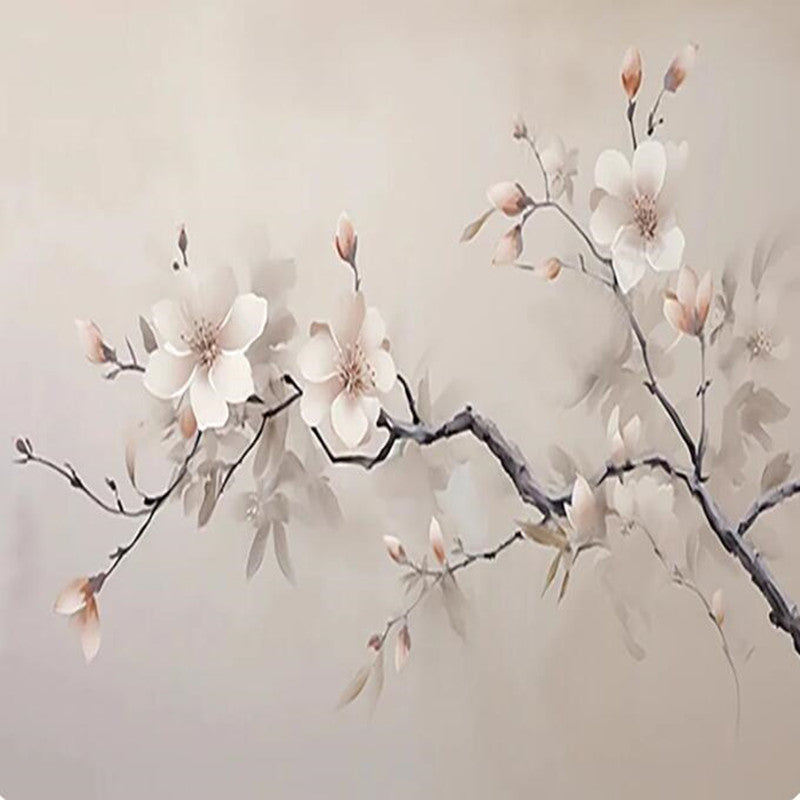 Chinoserie Cherry Blossom Branch Wall Covering Wallpaper Wall Mural