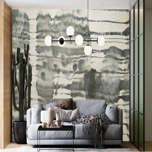 Original Modern Abstract Cement Gray Wall Art Wallpaper Wall Mural Wall Covering