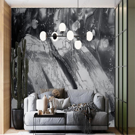 Original Modern Abstract Gray Cement Wall Art Wallpaper Wall Mural Wall Covering