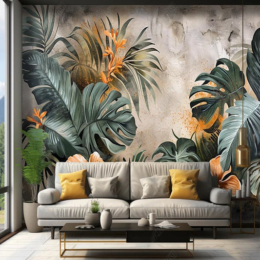 Tropical Rainforest  Plants Nature Wallpaper Wall Mural Home Decor
