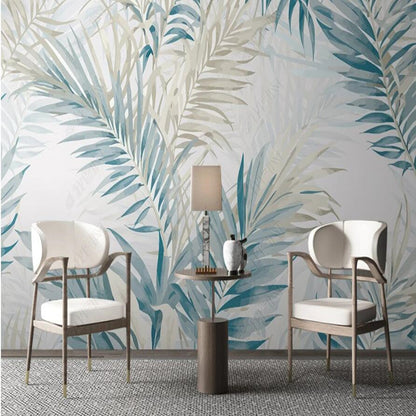 Tropical Palm Leaves Wallpaper Wall Mural Home Decor Wall Covering