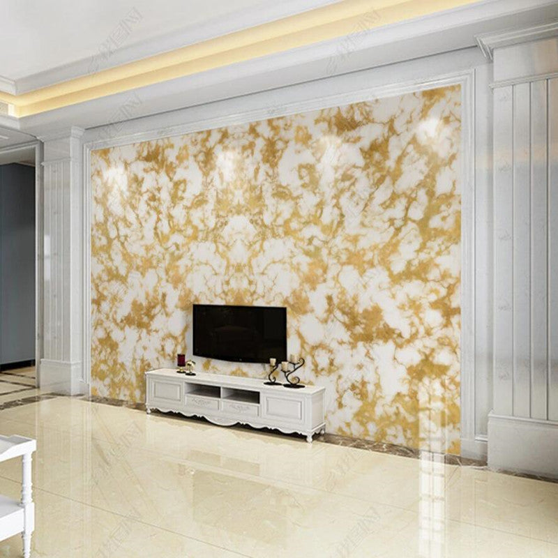 Luxury Golden Marble Wallpaper Wall Mural Home Decor