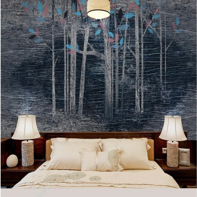 Abstract Tree Forest Wallpaper Wall Mural Home Decor