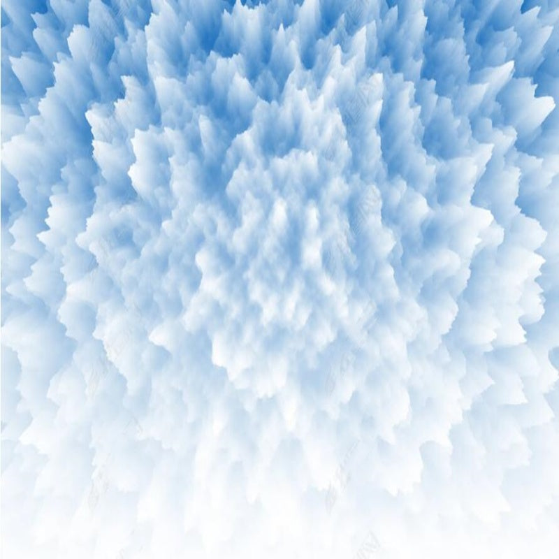 Blue Sky White Clouds Nature Landscape Wallpaper Wall Mural Wall Covering