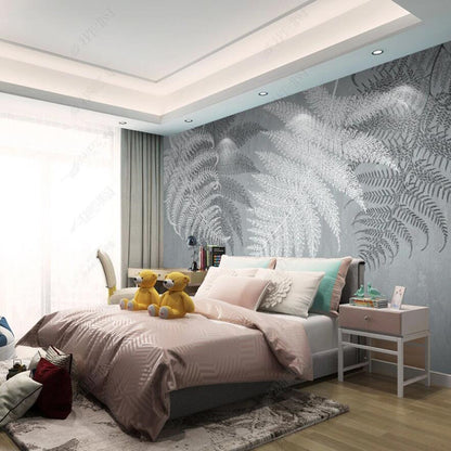 Original Nordic Modern Minimalist Tropical Plant Leaves Wallpaper Wall Mural Wall Covering