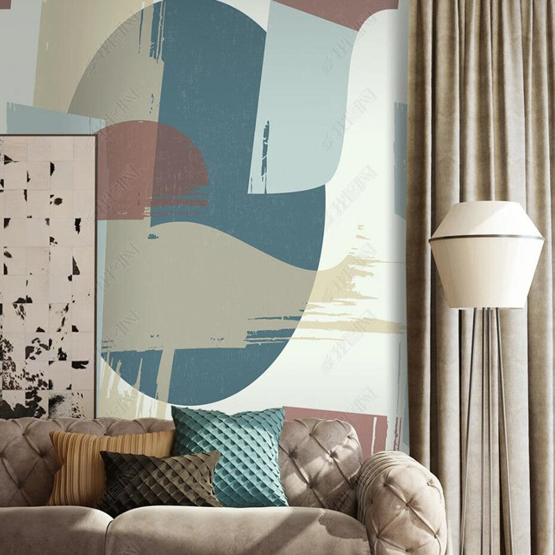 Modern Minimalist Abstract Geometric Shapes Wallpaper Wall Mural Home Decor