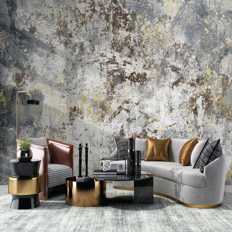 Original Abstract Texture Modern Minimalist Retro Gray Wallpaper Wall Mural