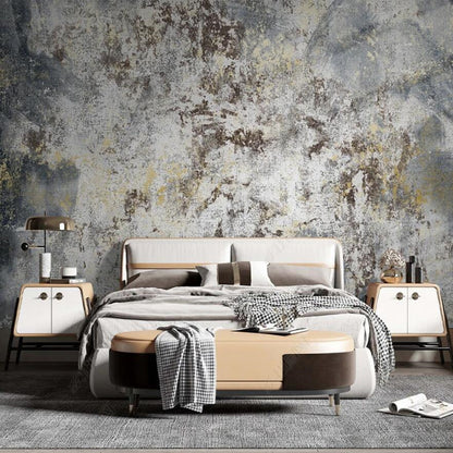 Original Abstract Texture Modern Minimalist Retro Gray Wallpaper Wall Mural