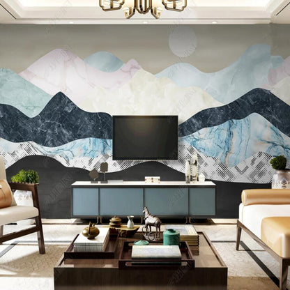 Abstract Mountains Nature Landscape Wallpaper Wall Mural Home Decor