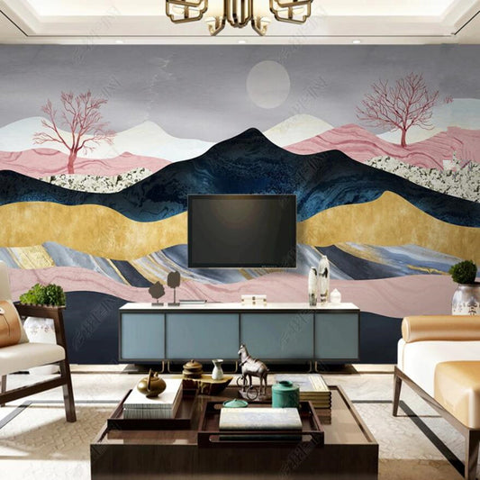 Abstract Mountains Nature Landscape Wallpaper Wall Mural Home Decor