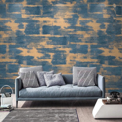 Modern Minimalist Stone Brick Retro Wallpaper Wall Mural Home Decor