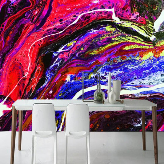 Creative Abstract Dazzling Colors Oil Painting Wallpaper Wall Mural Wall Covering