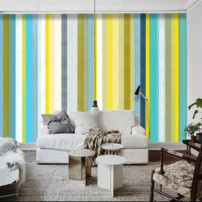 Original Modern Abstract Geometric Stripes Wallpaper Wall Mural Wall Covering