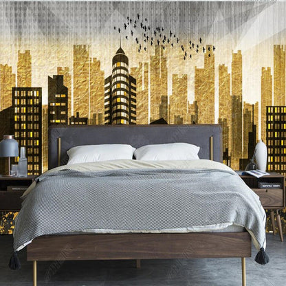 Abstract Urban Architectures Geometric Wallpaper Wall Mural Wall Covering