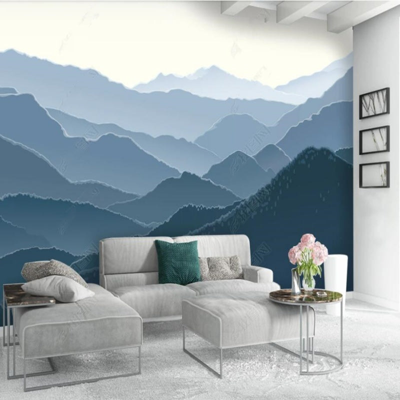 Ombre Mountains Nature Landscape Wallpaper Wall Mural Wall Covering