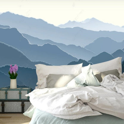 Ombre Mountains Nature Landscape Wallpaper Wall Mural Wall Covering