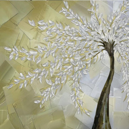 One Large White Flower Tree Wallpaper Wall Mural Home Decor