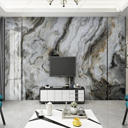 Modern Gray Marble Wallpaper Wall Mural Wall Covering Home Decor