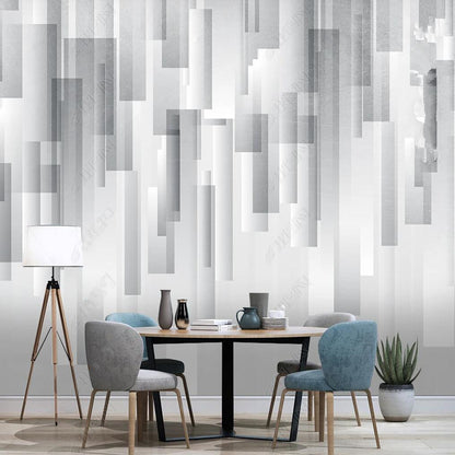 Modern Minimalist Abstract Geometry Geometric Wallpaper Wall Mural Home Decor