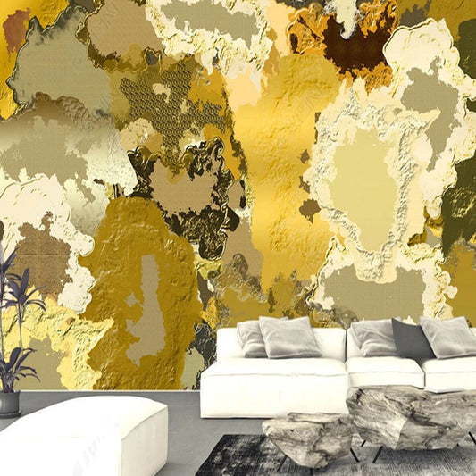 Abstract Line Gold Decoration Creative Wallpaper Wall Mural Home Decor